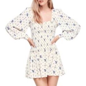 EUC FREE PEPLE TWO FACES MINI DRESS